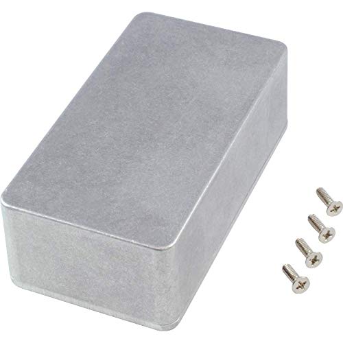 Hammond 1590B2 Diecast Aluminum Enclosure - Inches (4.4" x 2.3" x 1.5") mm (112mm x 58mm x 38mm)