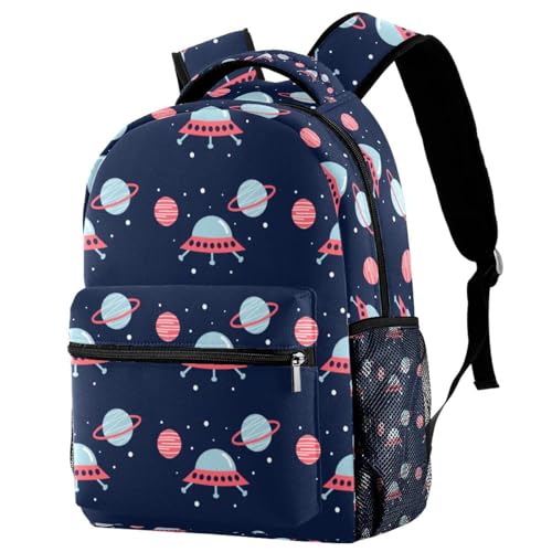Sac à dos d'école multicolore motif bateau, format 40cm idéal adolescents