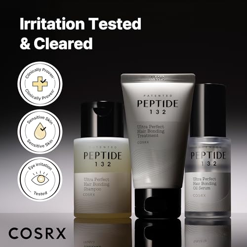 COSRX PEPTIDE-132 Hair Bonding Mini Kit, Shampoo, Treatment & Oil Serum - image 4