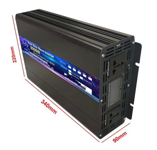 Onduleur sinus pur 12V 220V 8000W avec transformateur stable - 2