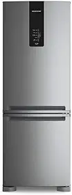 Geladeira Brastemp Frost Free Inverse A+++ 479 litros cor Inox com Super Capacidade e Smart Flow - BRE58FK 110v