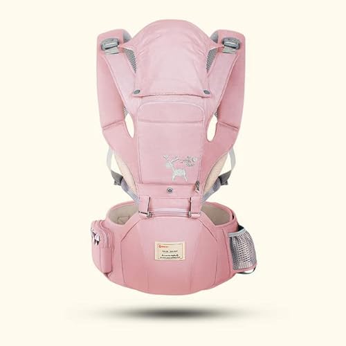 Bolsa canguru ergonômico bebê verde mamãe 12 posições 3 em 1 ROSA