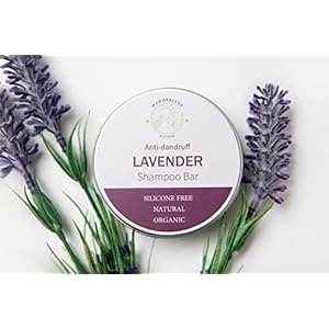 Shampoo bar, organic, plastic-free, 100% Vegan, Natural Shampoo, Silicone Free, Eco-Friendly, Zero waste, travel essentials, cruise essentials, gift for travelers, travel essentials (Lavender)