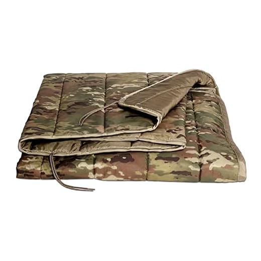 Pinnacle Mercantile Authentic Military Woobie Made in USA by Winston-Salem Industries for the Blind OCP Camo All Purpose Poncho Liner Multi Use Nylon Tactical Camping Blanket Exact Army Specs