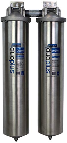 Sistema Ablandador y Filtrador de Agua DuoPlus DS600S Acero Inoxidable miniatura 1