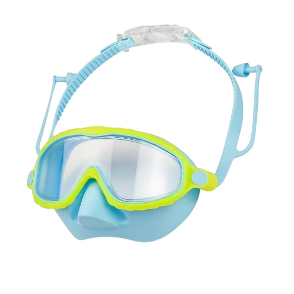 Masque de natation antibuée SMYDM rose avec cache-nez étanche - 8