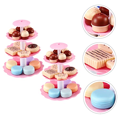 ibasenice 6 Conjuntos Bolo De Brinquedo Caso De Terno Infantil Ternos Infantis Rosquinhas De Brinque
