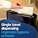 Tork Xpress Paper Towel Dispenser, Black, Single-Dispensing, Compatible with H2 Refills, Space-Saving Design (302028)