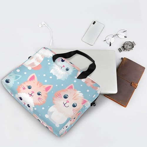 Maletín para portátil ALAZA con diseño de gato, 13-15.6 pulg miniatura 7