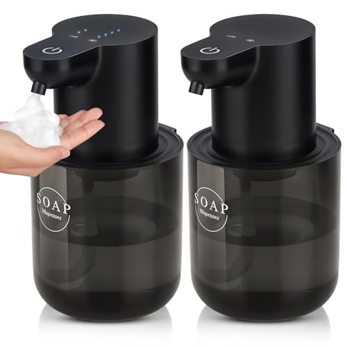 2 Pack Touchless Soap Dispensers with Adjustable Settings