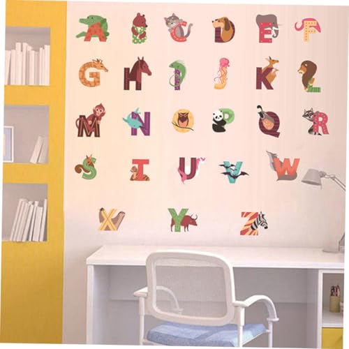 DOITOOL 26pcs Animal Alphabet Vinilos Decorativos miniatura 5