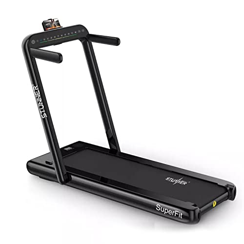 Stunner Fitness Superfit 2.25HP (4.0HP Peak) Motorised Treadmill, MP3, Smart Phone App,for Cardio Workout at Home (Black)(Pre-Installed) (B0BZZ834CX) Amazon Price History, Amazon Price Tracker