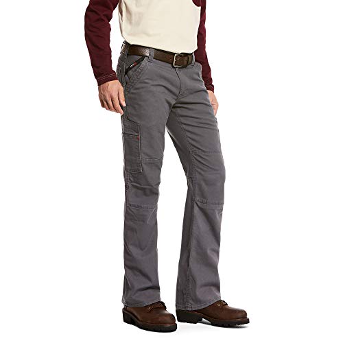 ARIAT Mens Fr M5 Straight Stretch Duralight Canvas Stackable Straight Leg Pant