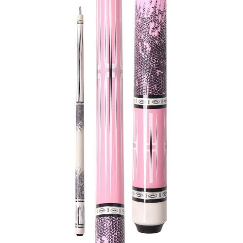 NuoNxuo ビリヤード ブレイクキュー 台球杆 収納ケース付き XCT先角 2セクション ビリヤードプールスティック 長さ147cm チップ直径10.5/11.5/12.5mm 適球類/黒八 九球 プロ競技用キュー 初心者向け 中級者向け(10.5mm