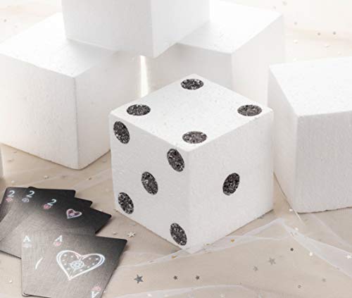 Foam Blocks, Arts and Crafts Supplies (4 x 4 x 4 in, 6-Pack)