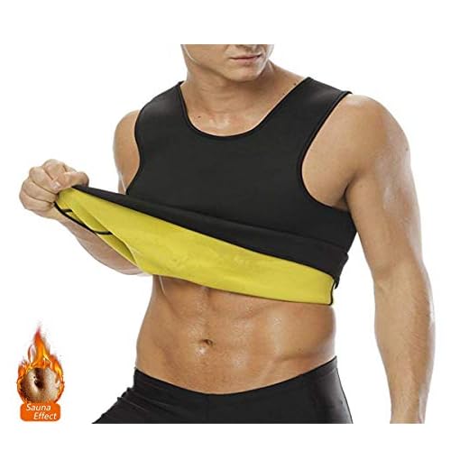 NOVECASA Sauna Camiseta Sudoración Hombre Neopreno Body Shaper Transpirar para Quema Grasa Faja Abdome Adelgaza Gimnasio Fitness (XL, Chaleco)