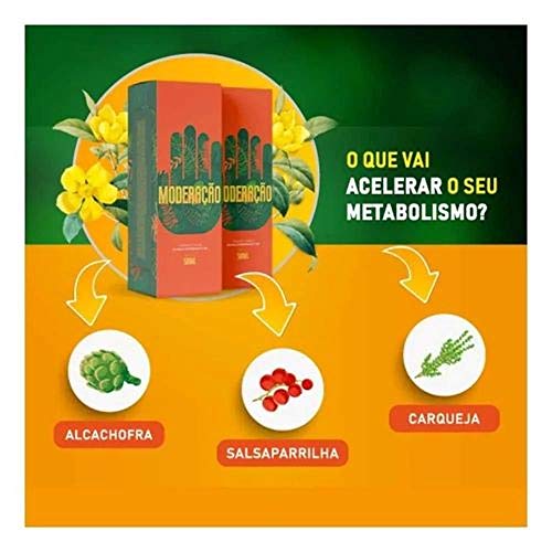 Kit 02 Moderação Digestivo Natural Detox Imunidade 500ml