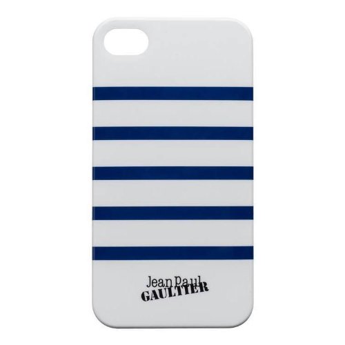 Jean Paul Gaultier JP259602 Coque pour iPhone 4/4S Sailor Blanc/Bleu Cover