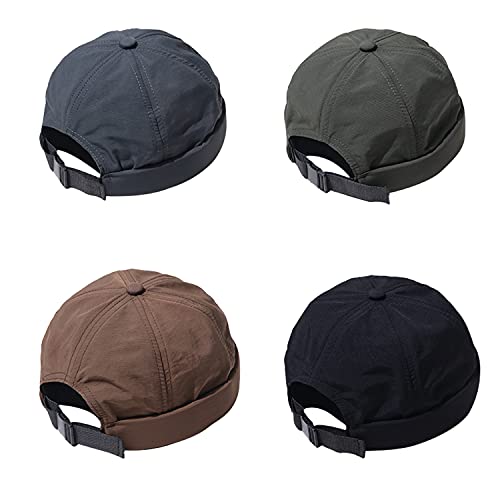 Clape Rolled Cuff Harbour Sailor Fisherman Leon Beanie Hat Lightweight Breathable Sports Hat For Men Unstructured Baseball Cap #TOP2