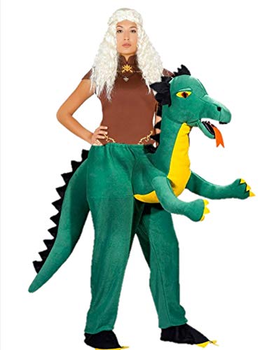 Disfraz Reina Dragones a hombros de Dragon