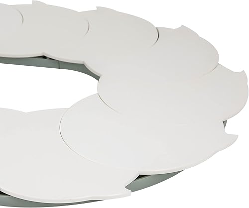 Miniatura 5 de Fetcoi Tocadiscos giratorios de 360 para fiestas, giratorio manual, ajustable, mesa giratoria de alimentos, tren de servicio de alimentos, mesa de