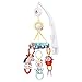 Fehn 055221 Reise-Musik-Mobile COLOR Friends – Mobile mit Melodie "Für Elise" und süßen Figuren – Mit faltbarer Klemmhalterung – Für Babys von 0-5 Monaten – Größe: Ø 17 x 45 cm