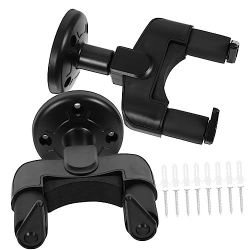 ERINGOGO Guitar Bass Hanger Wall Mount Sturdy Guitar Displaying Wall Hook Anti-Drop Buckle Design for Ukulele Professional Hook