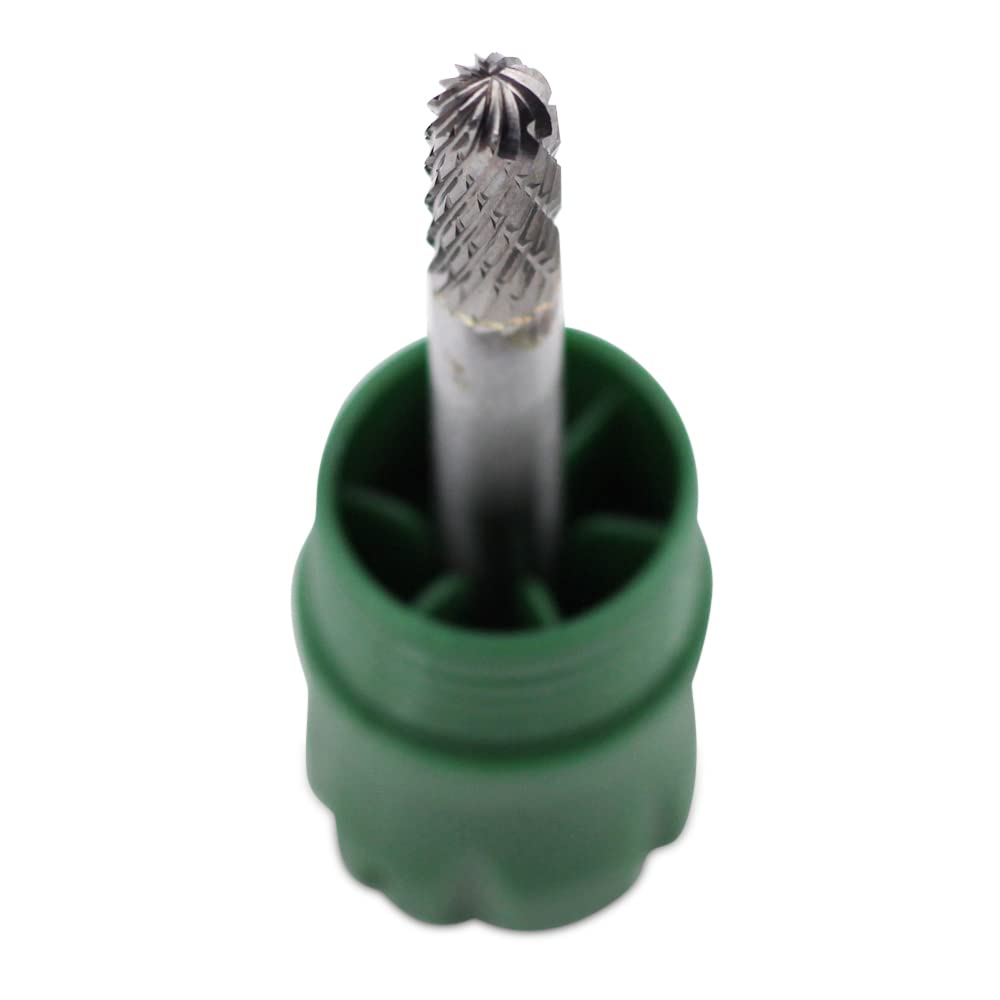 BHA Tungsten Carbide Rotary Burr, SC-1, Double Cut, 1/4 Shank, Die Grinder — Amazon image 6