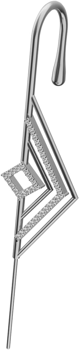 Ascension Helix Hook Earrings – Adjustable, Hypoallergenic, Unisex Ear Cuff Style