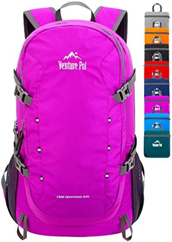 Enterprise Pal 40L Light-weight Packable Journey Climbing Backpack Daypack