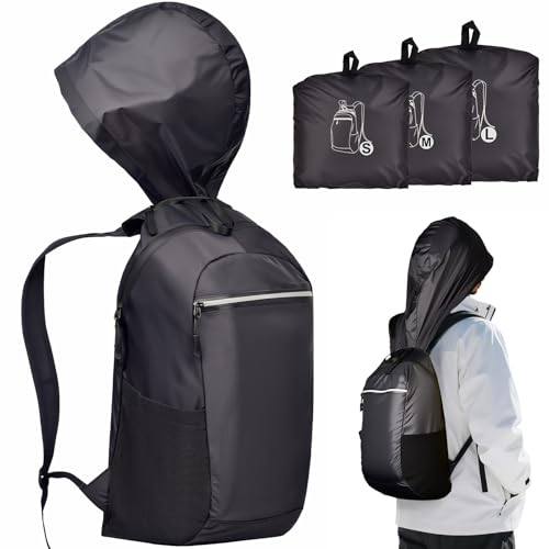 Sac à dos de randonnée imperméable pliable avec chapeau protecteur
