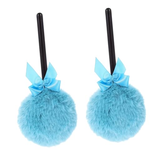 FOMIYES 2Pcs Lollipop Shape Powder Puff for Loose and Mineral Makeup Skin Friendly Makeup for Effortless Application for Women