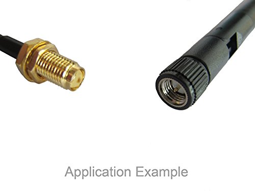 Bestkong 3 Feet Sma Male To Sma Female Bulkhead Crimp Rg316 Cable Jumper Pigtail 1M #TOP5