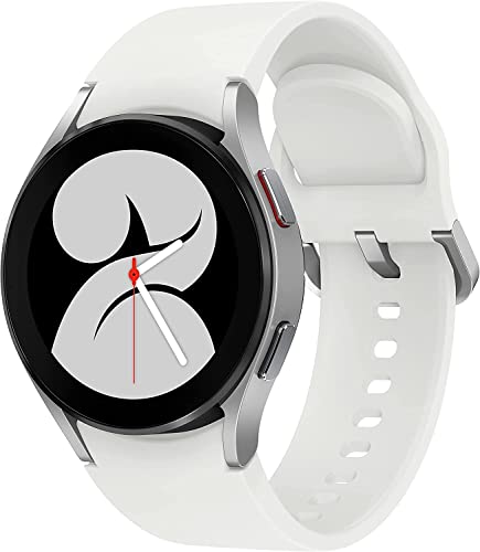 Samsung Galaxy Watch4 Smart Watch, Health Monitoring, Fitness Tracker, Long Lasting Battery, Bluetooth, 40mm, Silver (UK Version) (Renewed)