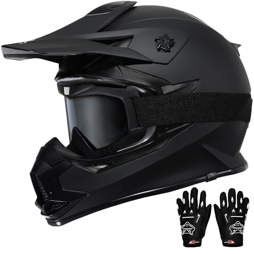 TRIANGLE Adult Dirt Bike Helmet Full Face Motorcycle Helmets with