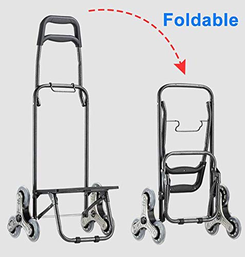 YRYBZ Einkaufstrolley - 35 Liter - Extra große Reifen - Abnehmbare & regenfeste Tasche - Aufhängung für den… – Bild 8