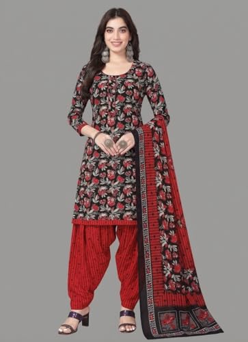 Image of Priyashi Women Unstiched Crepe dress materials | Crepe Salwar Suit for women with dupatta | suit material for women unstitched
