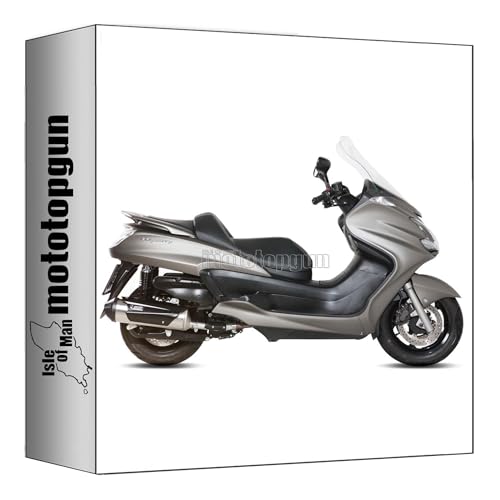 Escape completo Mivv Urban soluciona ruidos y emisiones en Yamaha Majesty 400 acero