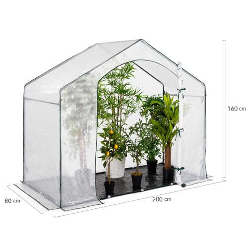 IDMarket - Winterhaus Haus 200 x 80 x 160 cm Balkon und Terrasse – Bild 4