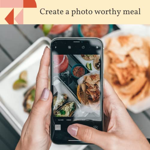 Pack Of 4 - Stainless Steel Taco Holder Stand - Truck Tray Style - Each Rack Holds Up To 3 Tacos - Oven, Grill & Dishwasher Safe - Size 8" X 4" X 2" #TOP4