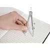 Protractor and Compass Set, Compass Protractor Set, Protractor, Compass for Geometry, Math Compass, Compass School, Math Compass and Protractor, Geometry Tools Set, Geometry Set (Silver)