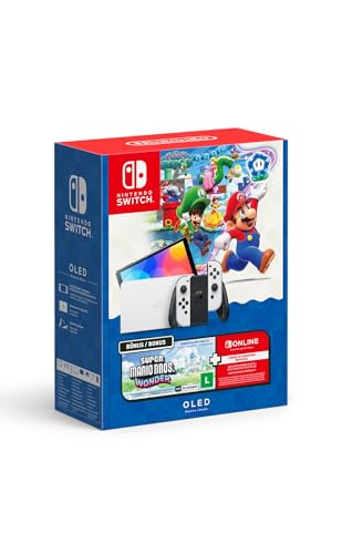 Bundle Nintendo Switch OLED + Super Mario Bros. Wonder + 3 Meses de Assinatura Nintendo Switch Online