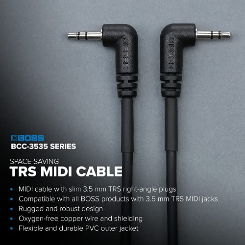 Image of BOSS BMIDI-5-35 Type A 3.5mm TRS to Male 5-pin DIN MIDI Cable - 5 Foot & MIDI Cable, BCC-2-3535 (BCC-2-3535)