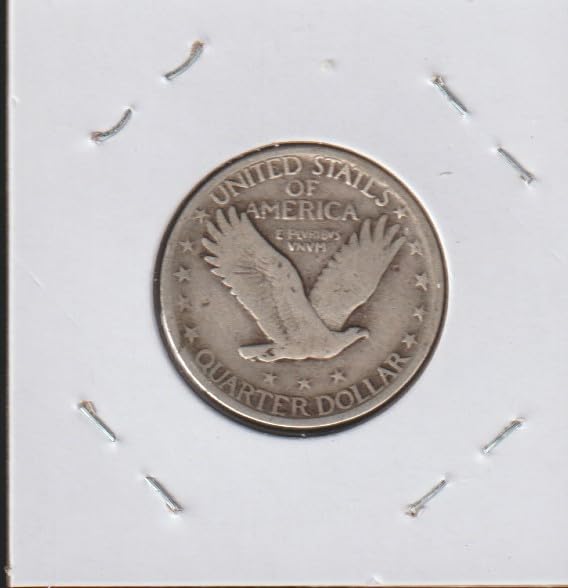1923 Standing Liberty Quarter, 90% Silver