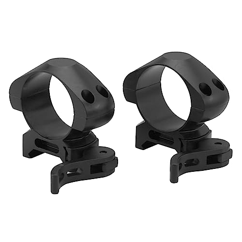 CCOP USA 30mm Quick Detach Steel Scope Rings Matte (4 Screws) Low Profile,Black