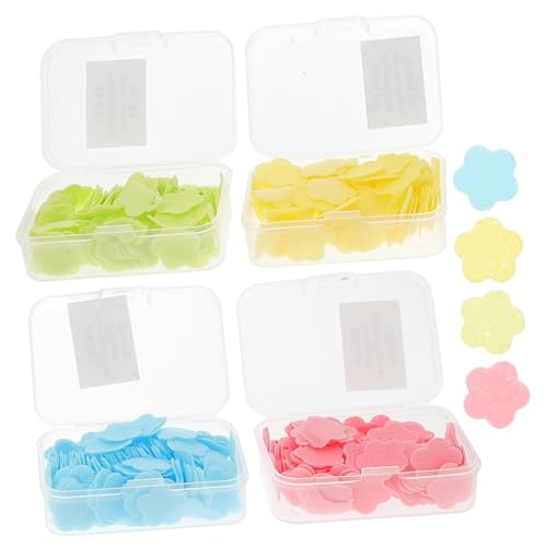 Vaguelly 10Piezas Mini Papel De Jabón Desechable De Jabón Perfumado Para Manos Para Color Aleatorio