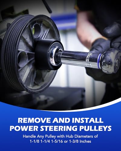 Orion Motor Tech Power Steering Pulley Tool Set for Ford, GM, and Chrysler Vehicles
