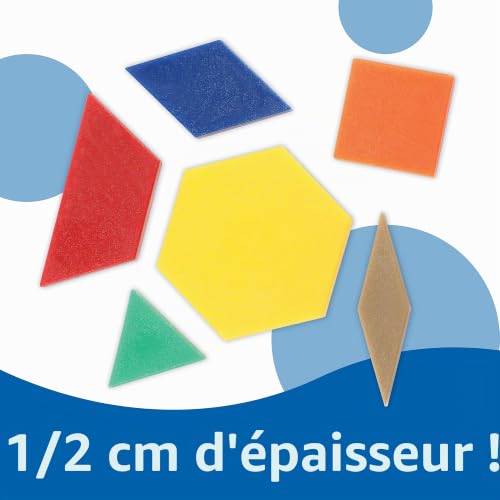 Formes en plastique Learning Resources 0,5 cm jeu éducatif mathématiques - 2