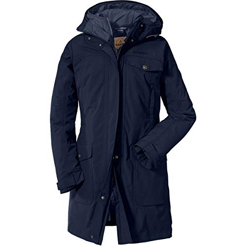Schöffel Damen 3in1 Jacket Storm Range L1, wasserdichte Winterjacke mit...