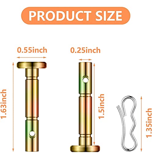 berjalan 40 Stück Scherstifte und Bolzenstifte 738-04124 und 714-04040 Set mit Scherenstiften und Federstift für Fliegenverriegelung